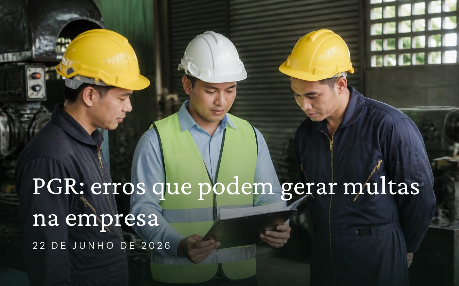 Capa do artigo: PGR: 7 Erros que Podem Gerar Multas e Aumentar os Riscos na Sua Empresa
